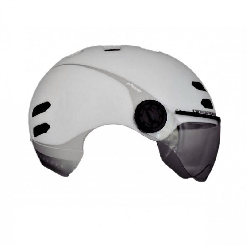 casque urbain connecté phenix blanc