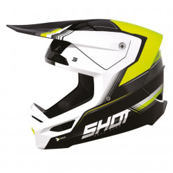 Casque enfant Furious Kid Tracer Neon Yellow Glossy - SHOT