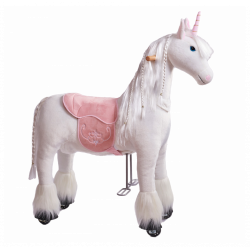 Licorne à roulettes inline Ponnie Merlin M avec selle rose