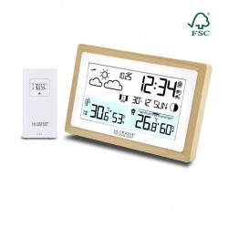 Station météo avec contour bois WS6282 - LA CROSSE TECHNOLOGY