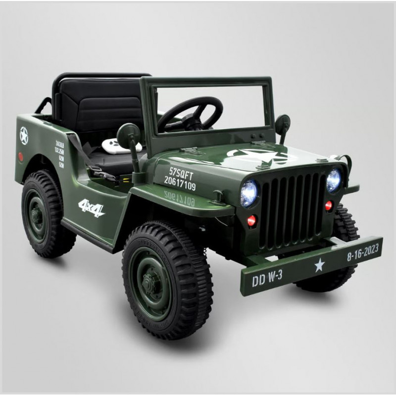 voiture jeep willys vert