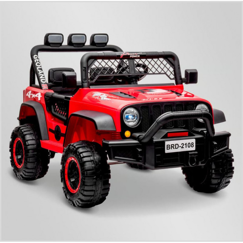 voiture jeep geoland sport rouge