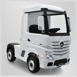 Camion électrique enfant Mercedes Actros Blanc - APOLLO