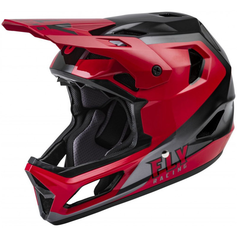 casque rayce enfant rouge