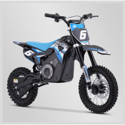 Moto électrique enfant Dirt Bike Hiro Rocket 1000W Bleu - APOLLO