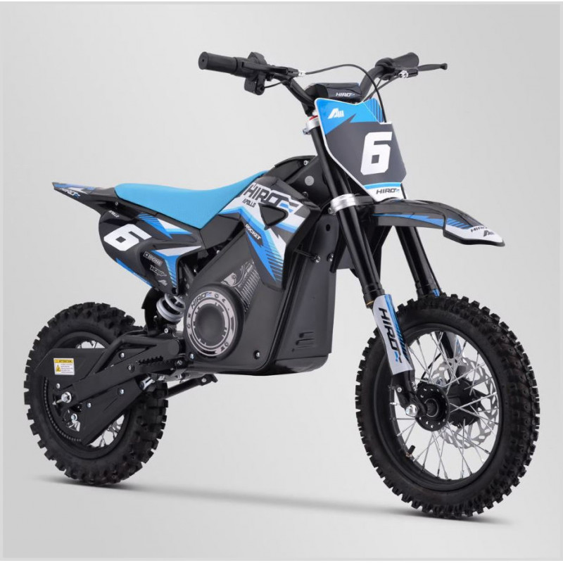 moto dirt bike hiro rocket 1000w bleu