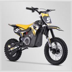 Moto électrique enfant Dirt Bike Hiro Rocket 1000W Jaune - APOLLO