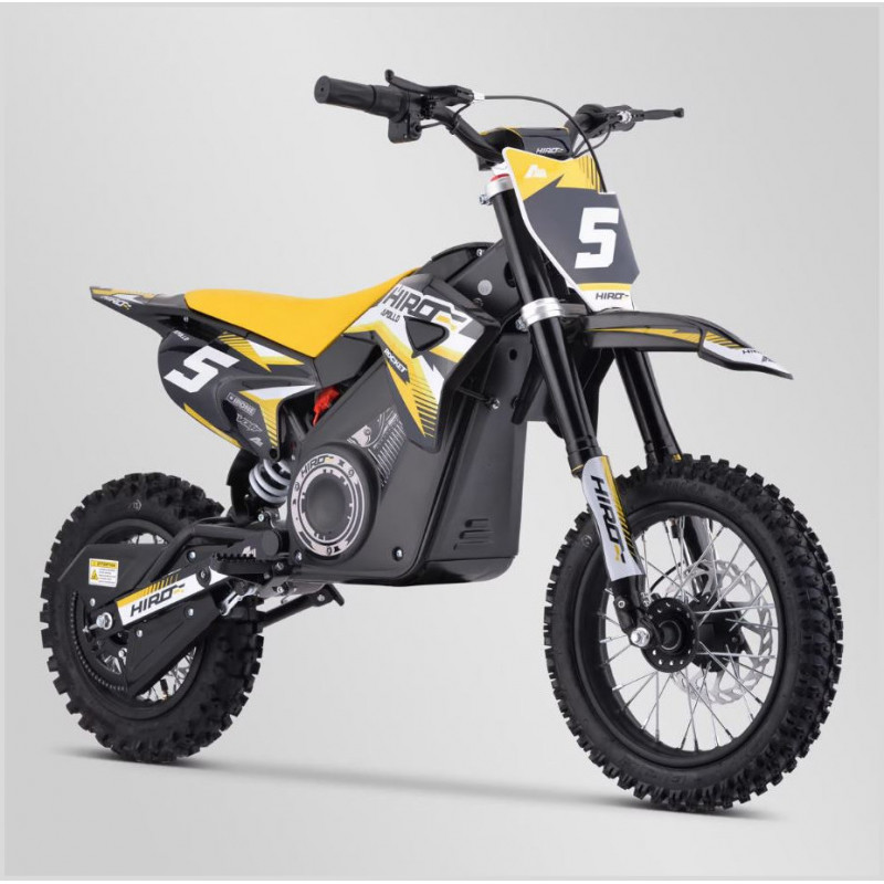 moto dirt bike hiro rocket 1000w jaune