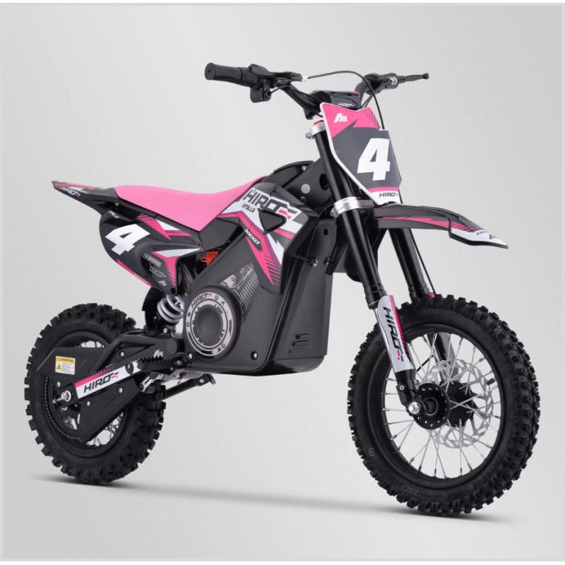 moto enfant dirt bike hiro rocket 1000w rose