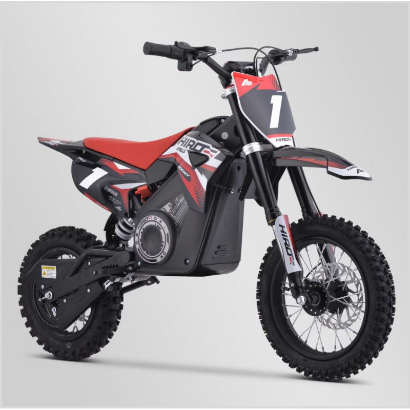 moto enfant dirt bike hiro rocket 1000w rouge