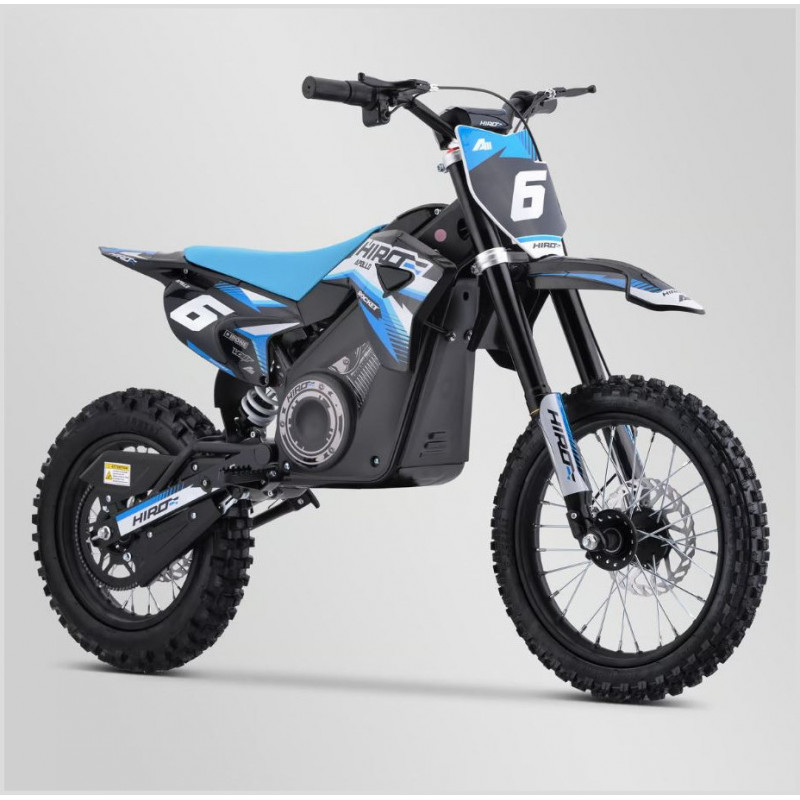 moto enfant dirt bike hiro rocket 1300w bleu