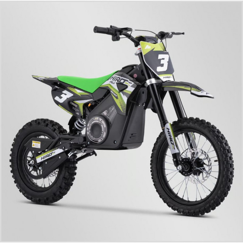 moto enfant dirt bike hiro rocket 1300w vert