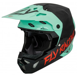 Casque Formula CP Slant Noir Mint Rouge - FLY