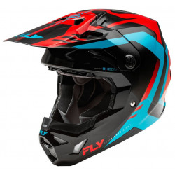 Casque CP Krypton Rouge Noir Bleu - FLY