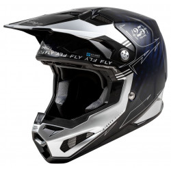 Casque Formula S Carbon Legacy Bleu Carbone/Silver - FLY