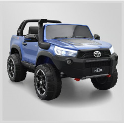 Voiture enfant électrique Toyota Hilux 24V 2 places - Bleu - APOLLO
