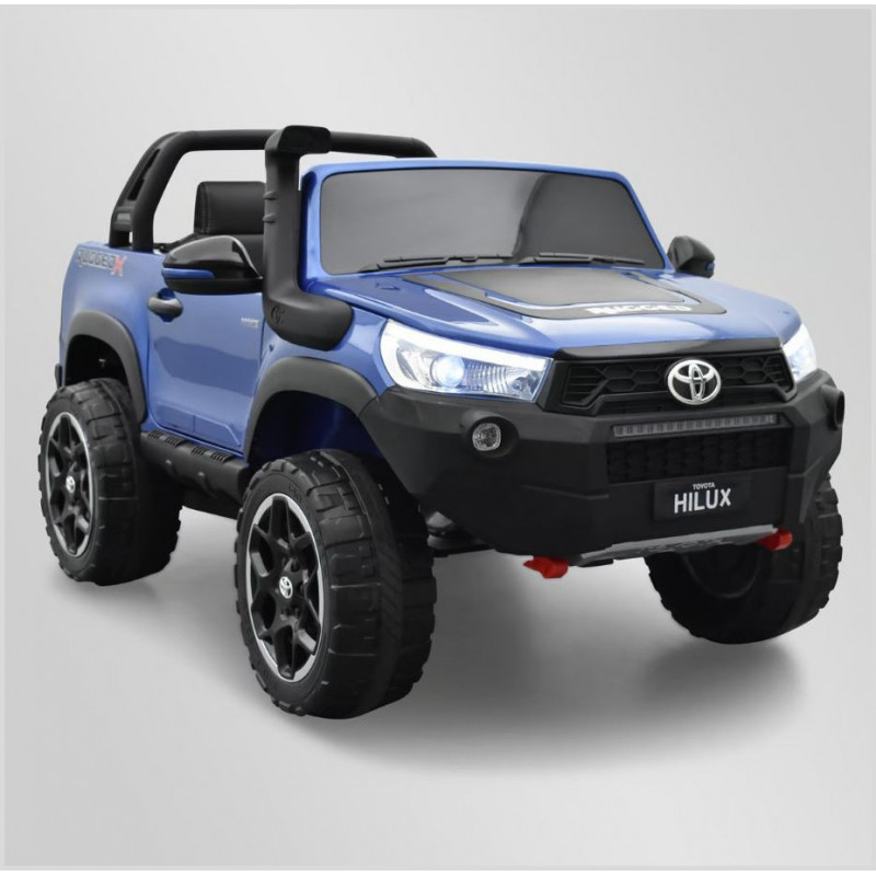 voiture enfant toyota hilux 24v 2 places bleu
