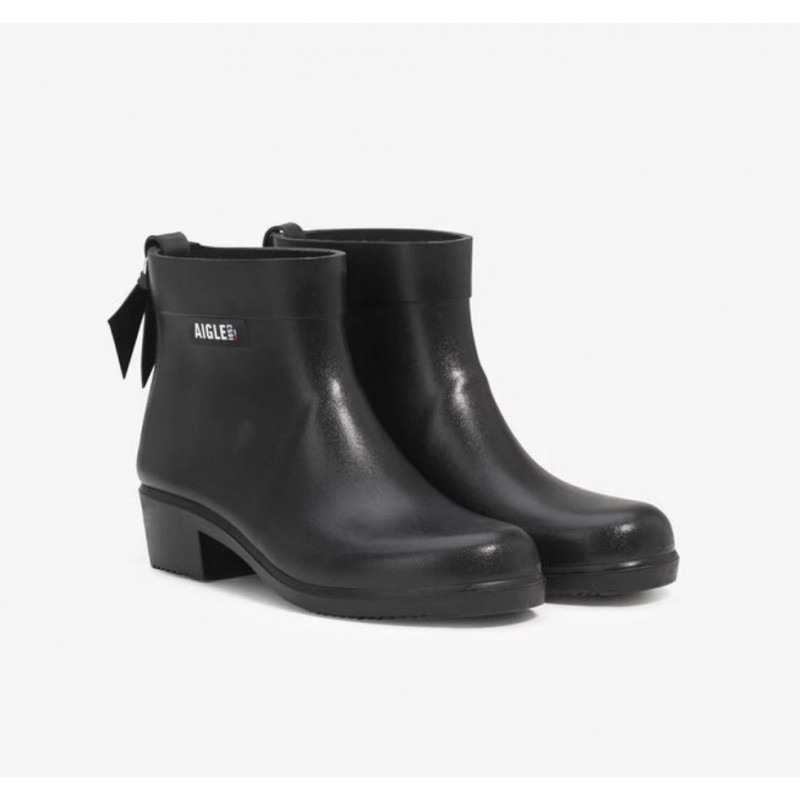 bottines de pluie femme myrica bottil noir
