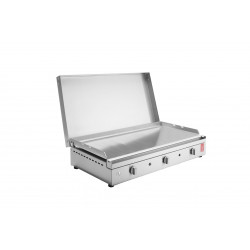 Plancha Inox Chef 80 Lisse + Couvercle - PLANET