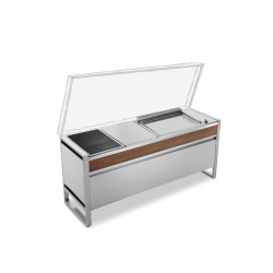 Table Oasi 183C + Plancha Oasi 60 Electrique +Table Induction - PLANET
