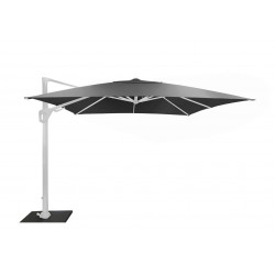 Parasol déporté Elios Sunbrella 3x3m orientable - Mât Blanc - OCEO