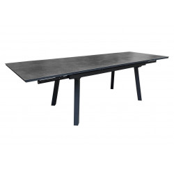 Table Agra 150/200/250 cm (6/10 places) - Plateau Céramique - ALIZE