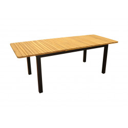 Table Balito 160/220 cm (6/8 places) - Plateau Acacia FSC - ALIZE
