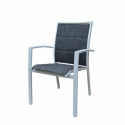 Fauteuil Modulo Gris Chiné - WILSA