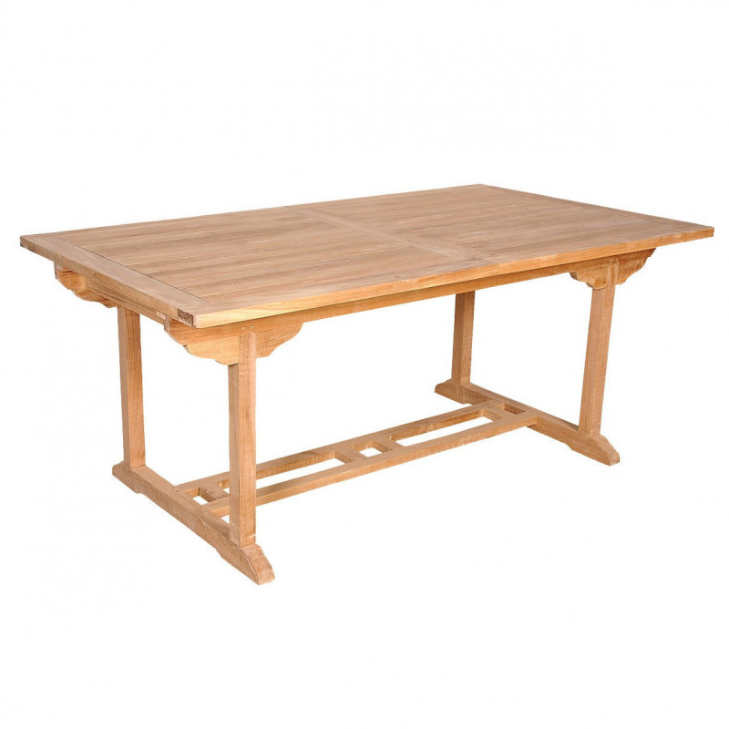 table rectangulaire teck 8/10 places