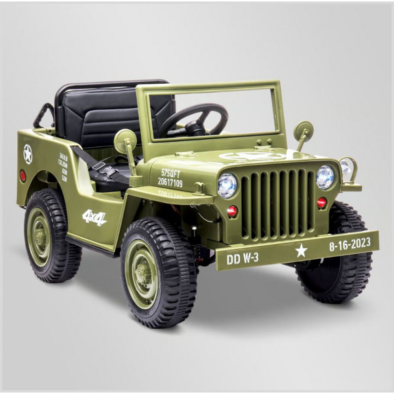 voiture enfant jeep willys sable