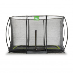 Trampoline enterré Silhouette 244 x 366 cm avec filet de sécurité - EXIT TOYS
