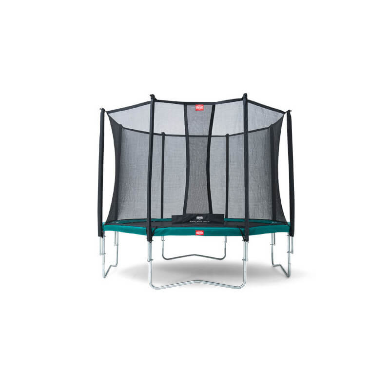 Trampoline FAVORIT 330 vert avec filet de protection Comfort 330 BERG