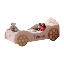 Lit voiture de princesse Pinky