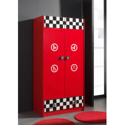 Armoire Monza 2 porte rouge