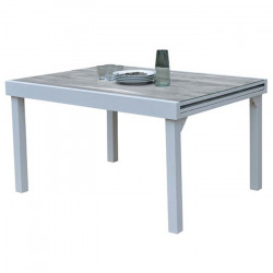 Table à rallonge ModuloWood 6/10 places Décor Bois / blanc