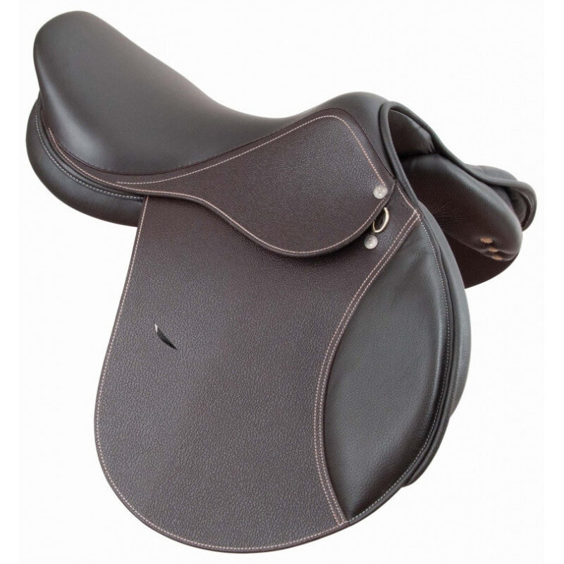 Selle cuir mixte Barry chocolat