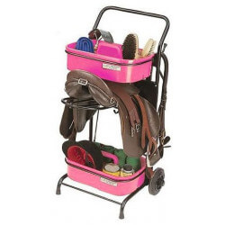 Servante porte-selle Petit modèle avec bacs de pansage