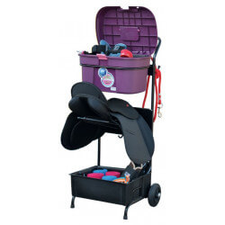 Servante porte-selle Grand modèle avec malle de pansage Box Colors