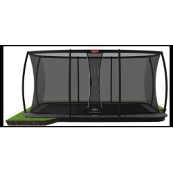 Trampoline BERG Ultim Champion Flatground 410 avec filet de sécurité Net DLX XL