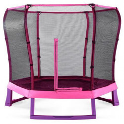 Trampoline Junior 220 cm avec filet de protection - PLUM