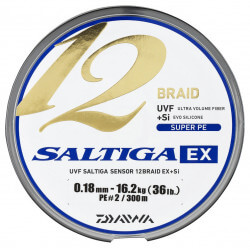 Tresse SALTIGA 12 Braid EX multicolor 300 m - DAIWA