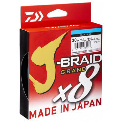 Tresse J-BRAID GRAND X8 Bleu 135 m - DAIWA