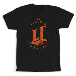 Tee-shirt LF manches courtes noir - DELALANDE