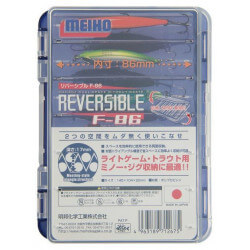 Boite Réversible F-86 BLUE/CLEAR LID - MEIHO