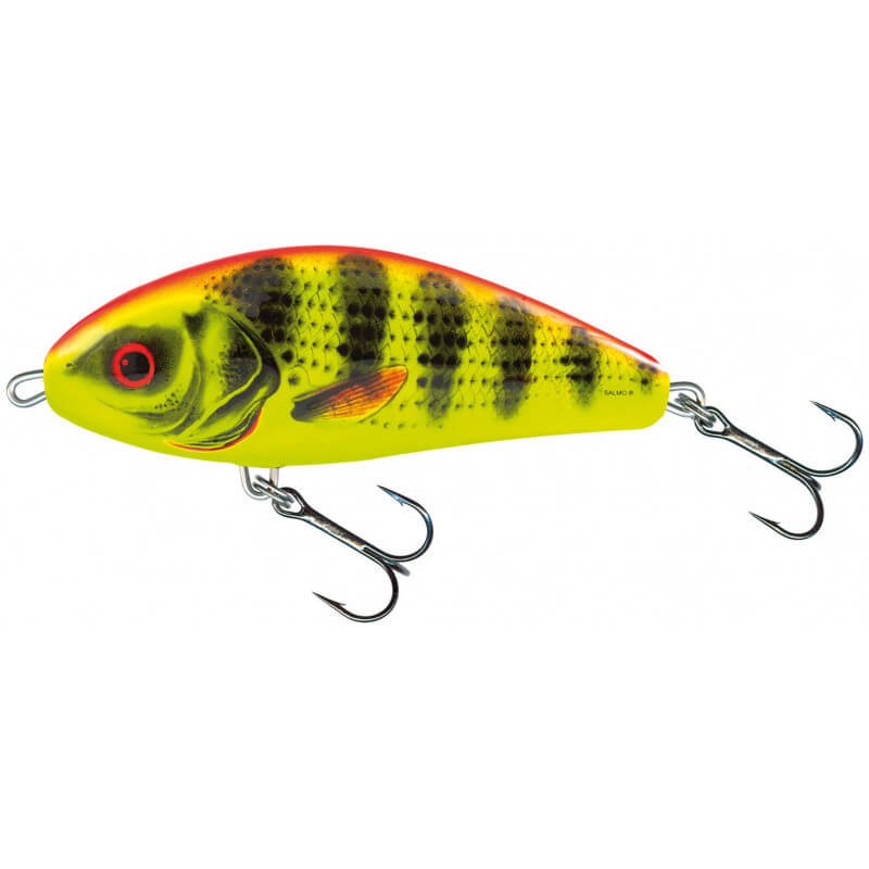 poisson nageur flottant FATSO 10 bright perch salmo