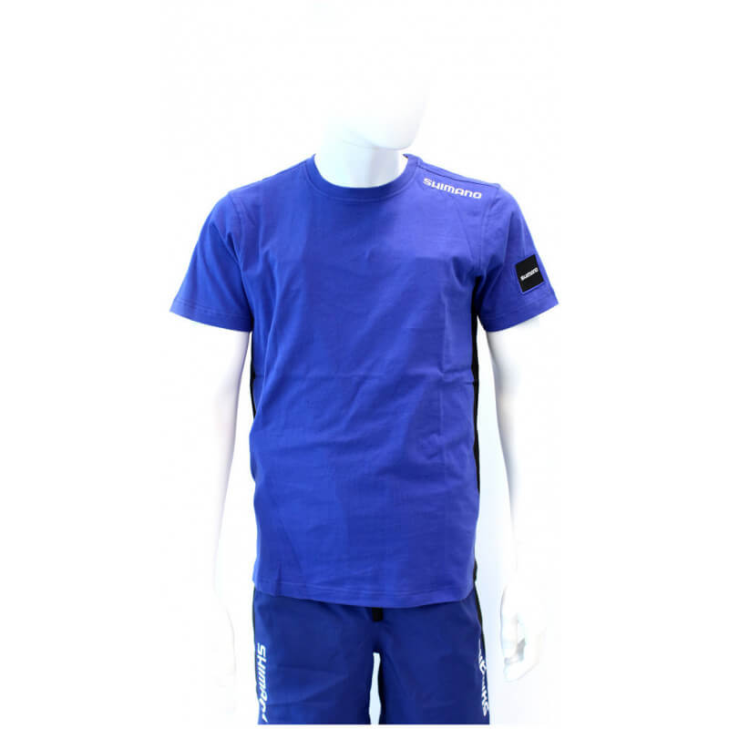 T-shirt bleu roi - SHIMANO