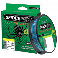 Tresse Stealth Smooth 8 Blue Camo - SPIDERWIRE