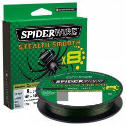 Tresse Stealth Smooth 8 Moss Green - SPIDERWIRE