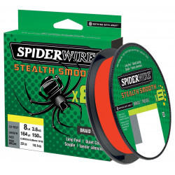 Tresse Stealth Smooth 8 Code Red - SPIDERWIRE