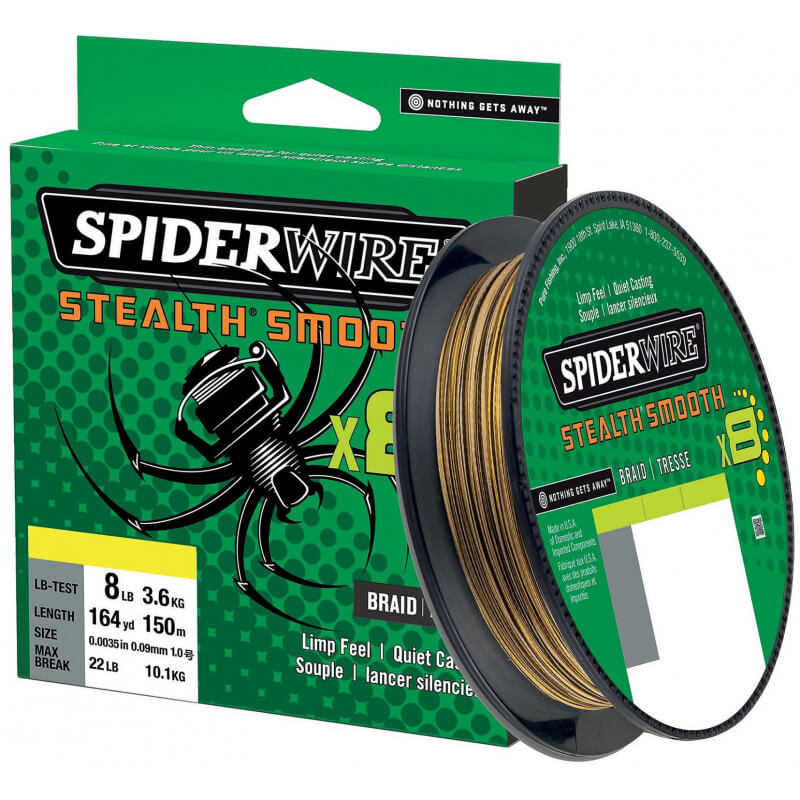 Tresse Stealth Smooth 8 Camo - SPIDERWIRE